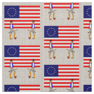 Tela Hombres y bandera minuciosos de Betsy Ross