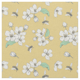 Tela Honey Bee Floral Gold