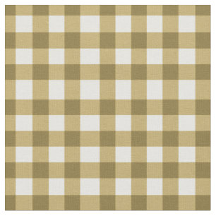 Tela Honey Tan Gingham Para La Especialidad De Jares De