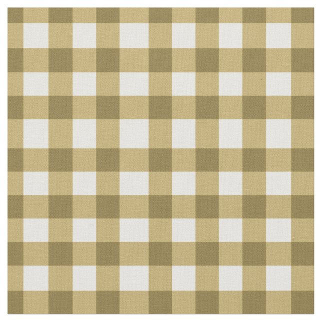 Tela Honey Tan Gingham Para La Especialidad De Jares De (De cerca)
