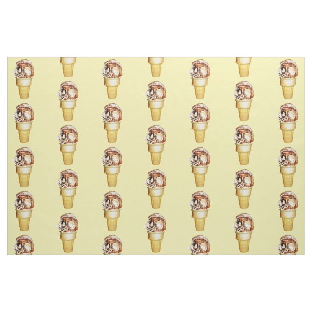 Tela Hooray para helado ("Cuarto gordo" (fat quarter))