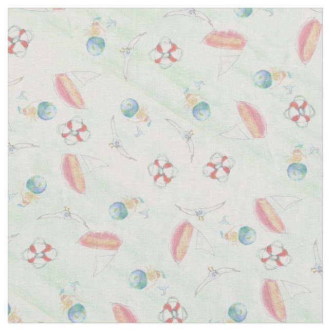 Tela Hora de verano en la costa (De cerca)