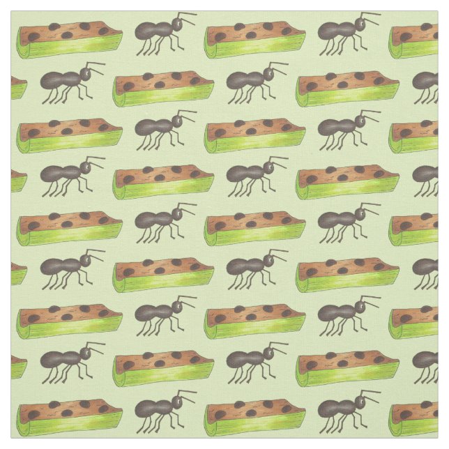 Tela Hormigas verdes en almendras de maní de leña (Retal)