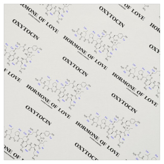 Tela Hormona de la oxitocina de la estructura molecular (Retal)