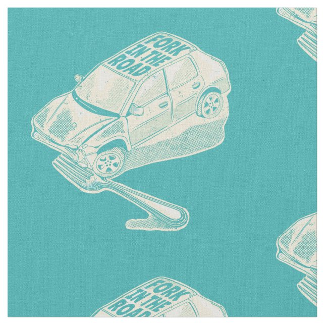 Tela Horquilla en el accidente de tráfico (De cerca)