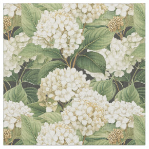 Tela Hortensia acuarela floral Boho flores retro