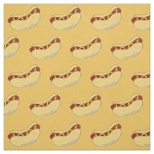 Tela Hot Dog Frankfurter Mustard Bun Hotdog Fast Food