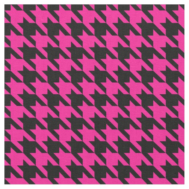 Tela houndstap rosa (De cerca)