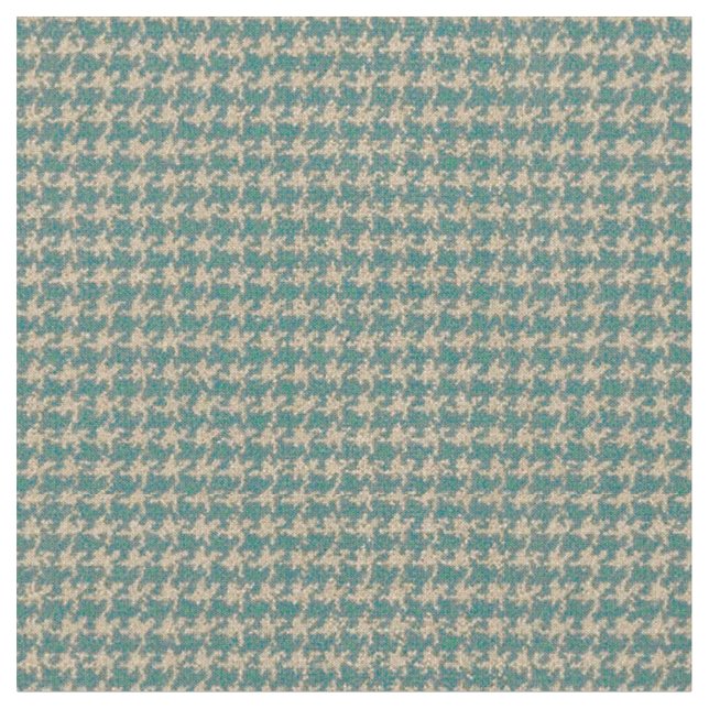 Tela Houndstooth azul claro (De cerca)