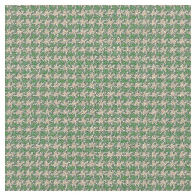 Tela Houndstooth verde claro (De cerca)