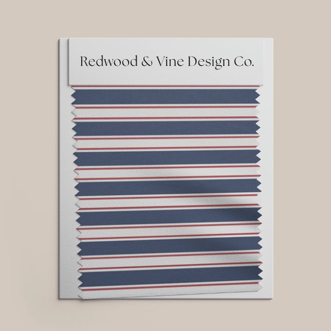 Tela Huelga de verano de la Marina, Roja y Crema (Subido por el creador)