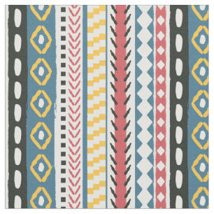 Tela Huelga tribal de Chunky,tela de impresión de Boho 