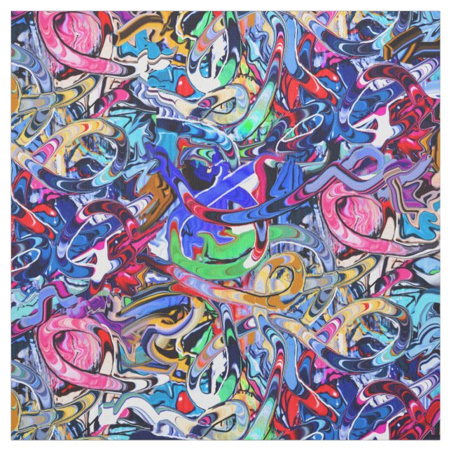 Tela Huella de graffiti estilo calle (Retal)