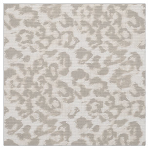 Tela Huella de leopardo beige.