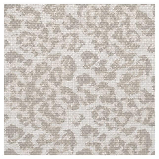 Tela Huella de leopardo beige. (Retal)