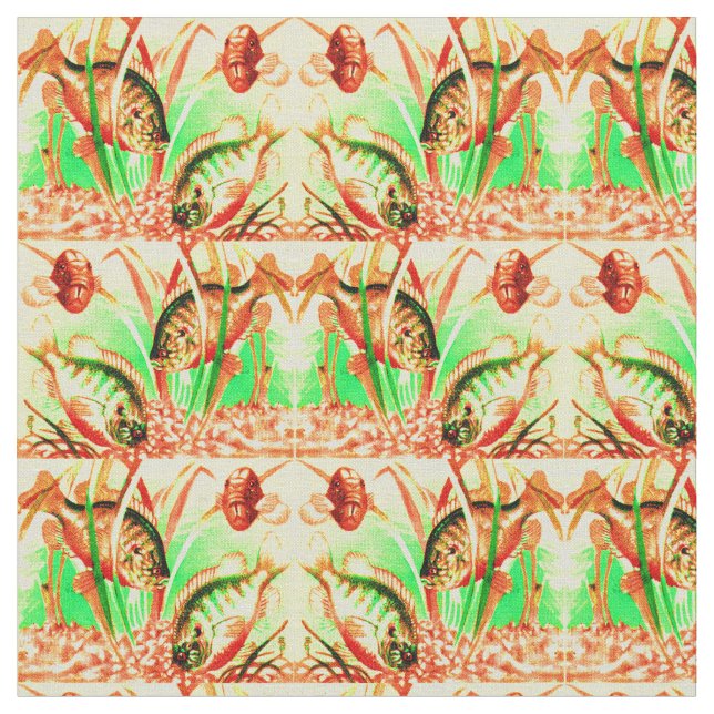 Tela huella de sol de agua dulce (De cerca)