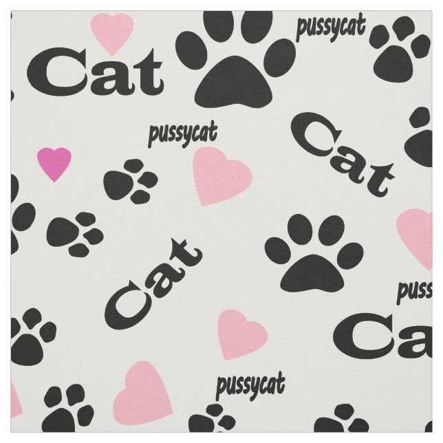 Tela Huellas de gato (Retal)