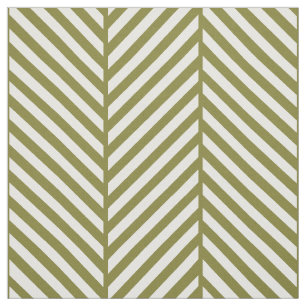 Tela Hueso de arenque verde oliva grande