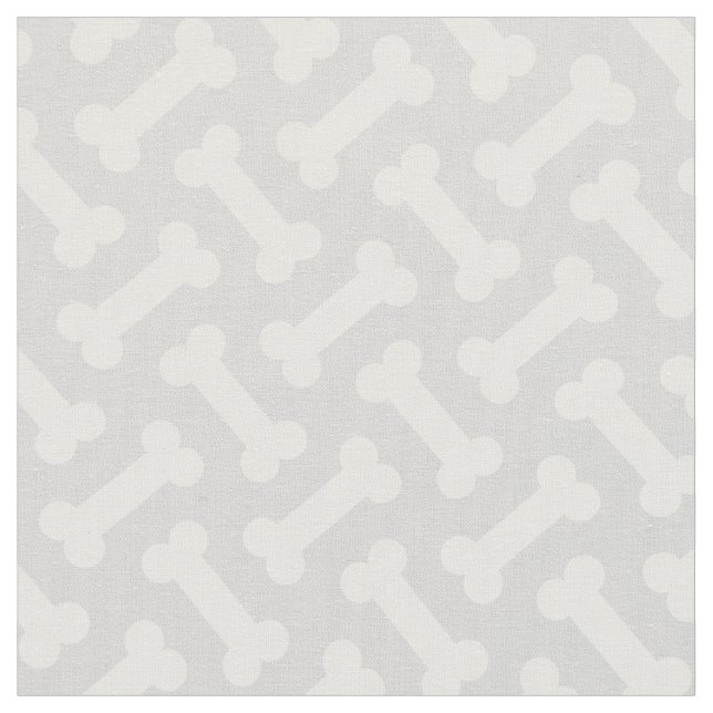 Tela Huesos de Perro Herringbone Adorables (De cerca)