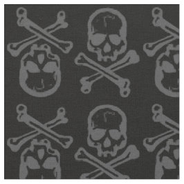 Tela huesos y yarda cruzados del cráneo