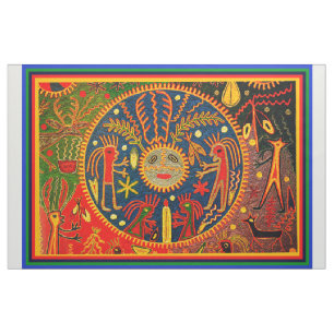 Tela Huichol Ritual Designer Fabric
