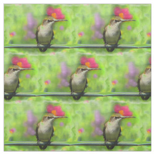 Tela Hummingbird Fabric