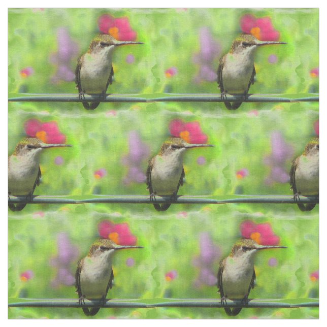 Tela Hummingbird Fabric (Retal)