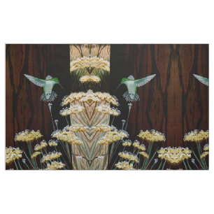 Tela Hummingbird y Pine Forest Fabric