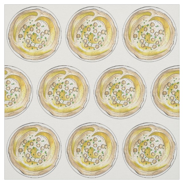 Tela Hummus Houmous Alimentos mediterráneos de Oriente  (Retal)