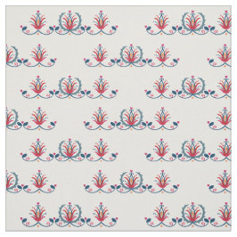 Tela Hungarian Folk Floral Textile Pattern