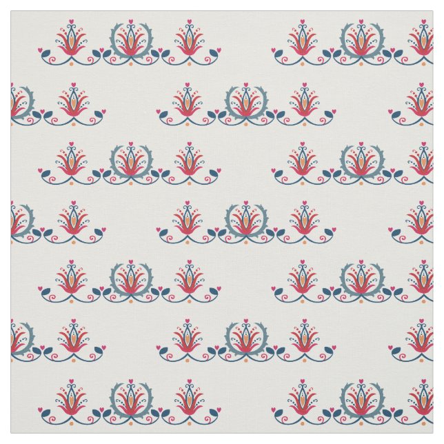 Tela Hungarian Folk Floral Textile Pattern (Retal)