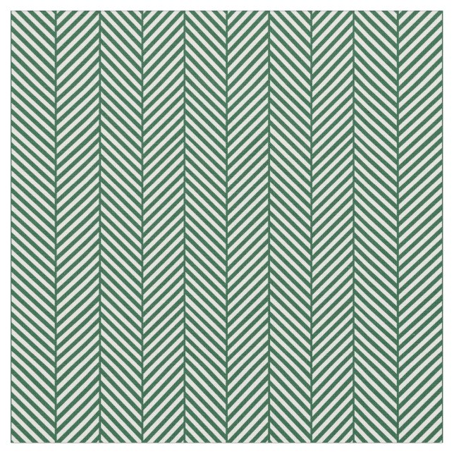 Tela Hunter Green Herringbone (De cerca)