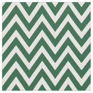 Tela Hunter Green Modern Chevron Stripes