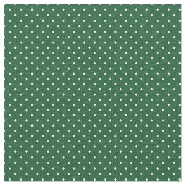 Tela Hunter Green Tiny Dots (De cerca)