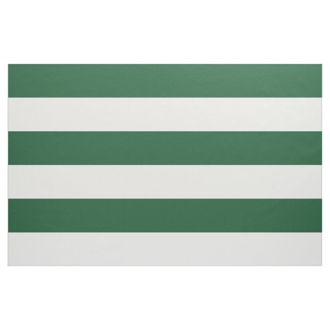 Tela Hunter Green Wide Stripes a gran escala (Yarda)