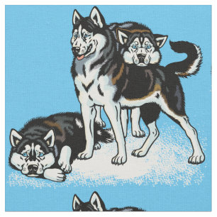 Tela husky siberiano