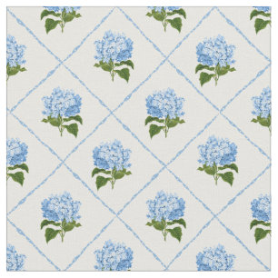 Tela Hydrangea azul Grandmillennial