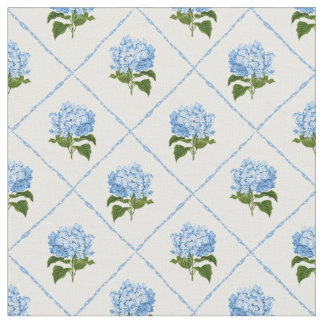 Tela Hydrangea azul Grandmillennial