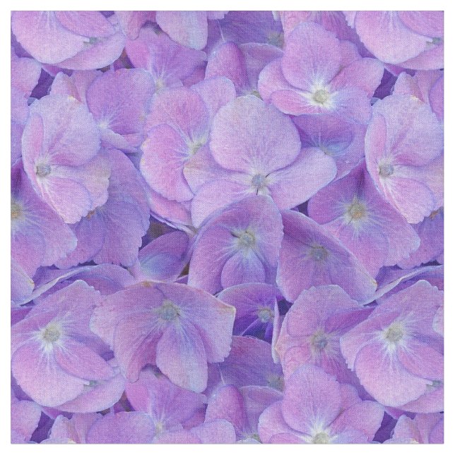 Tela Hydrangea Lilac (De cerca)