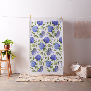 Tela Hydrangeas azules