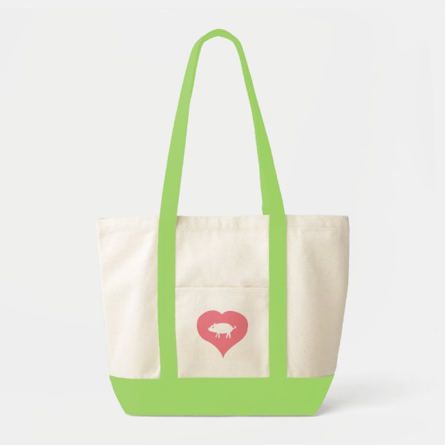 Tela I bolso de los cerdos del corazón (Frente)