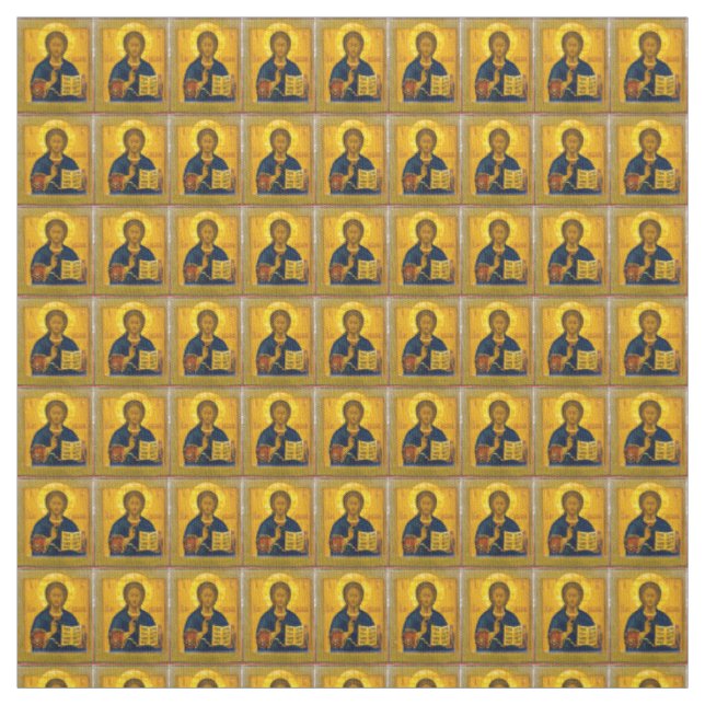 Tela Icono ruso de Jesucristo (Retal)