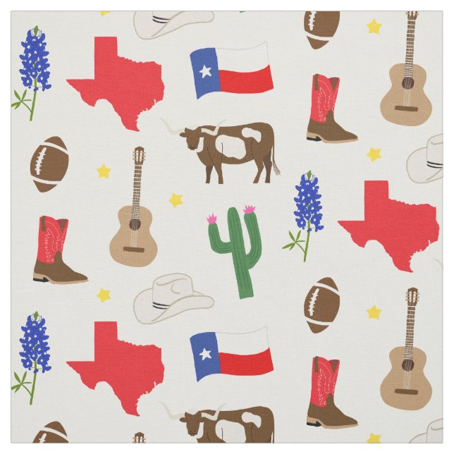 Tela Iconos de Texas (Retal)