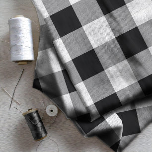 Tela ID603 en blanco y negro con relleno de búfalo