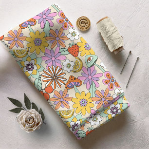 Tela ID de energía de las flores Groovy 700929