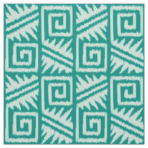 Tela Ikat Aztec - Seafoam Green