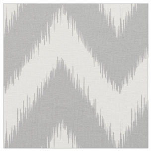 Tela Ikat gris Chevron