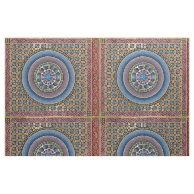 Tela Iluminación concéntrica ("Cuarto gordo" (fat quarter))