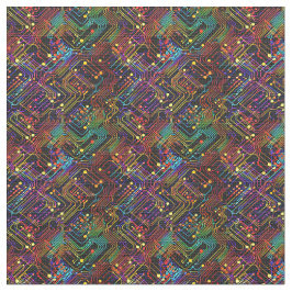 Tela Ilustracion de diseño de placa de circuito