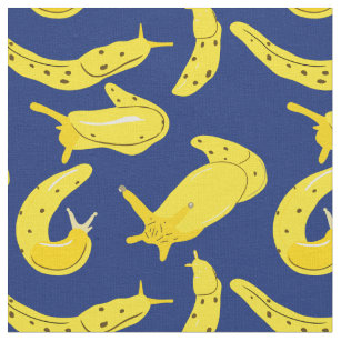 Tela Ilustración de los hongos de los plátanos azul, am